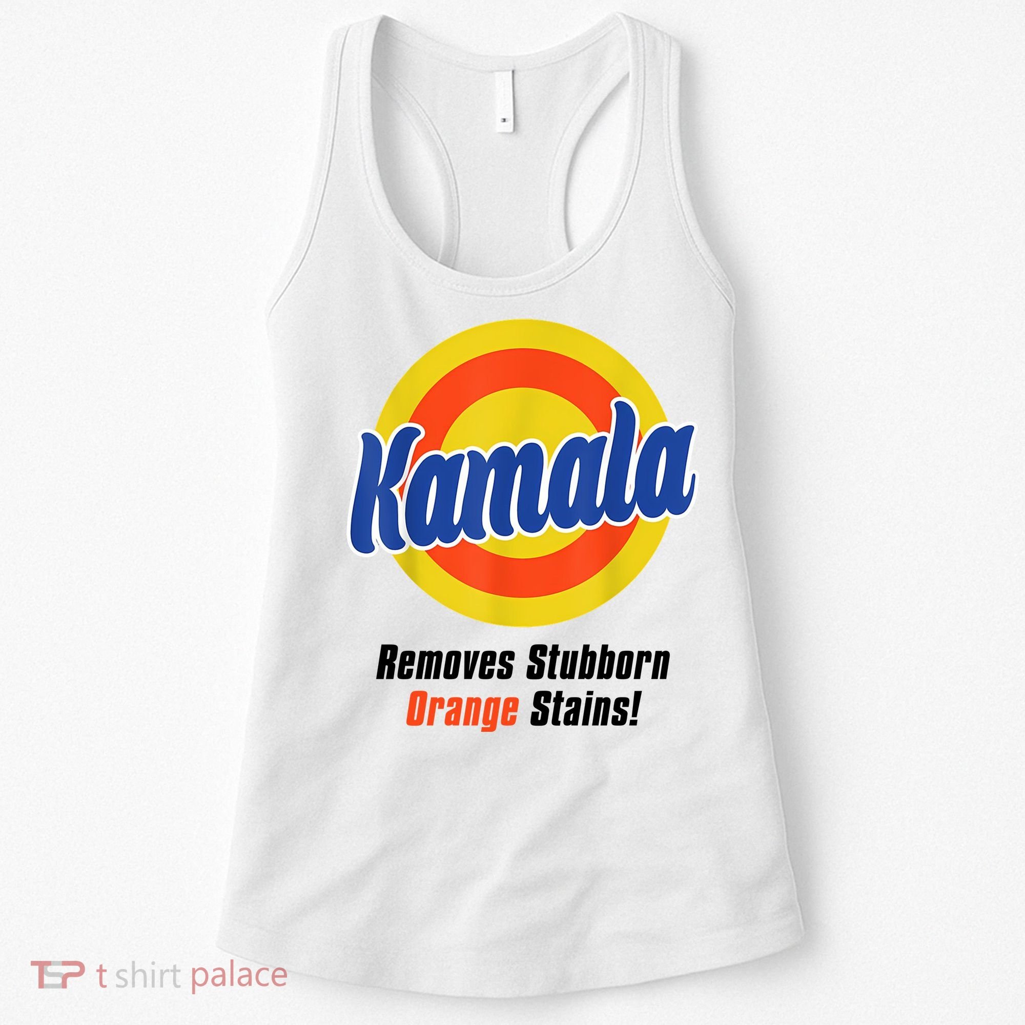 Kamala Harris 2024 Removes Stubborn Stains Funny Women's Tank Top