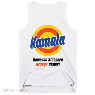 Kamala Harris 2024 Removes Stubborn Stains Funny Tank Top