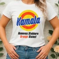Kamala Harris 2024 Removes Stubborn Stains Funny Women's T-Shirt thumb 2