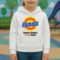 Kamala Harris 2024 Removes Stubborn Stains Funny Kids Hoodie thumb 3