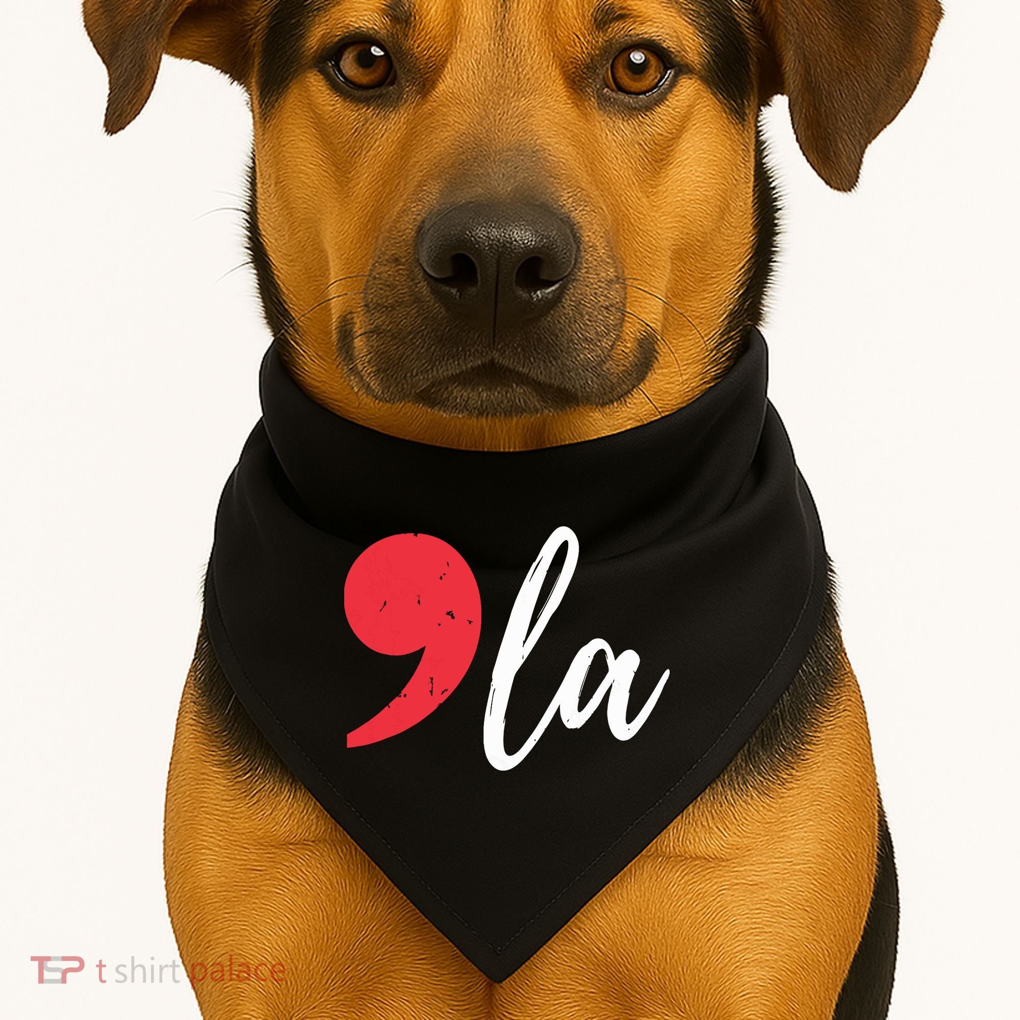 Kamala Harris 2024 President Comma La Funny USA-Made Doggie Bandana