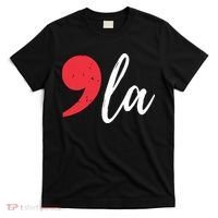 Kamala Harris 2024 President Comma La Funny T-Shirt thumb 0