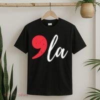Kamala Harris 2024 President Comma La Funny T-Shirt thumb 2