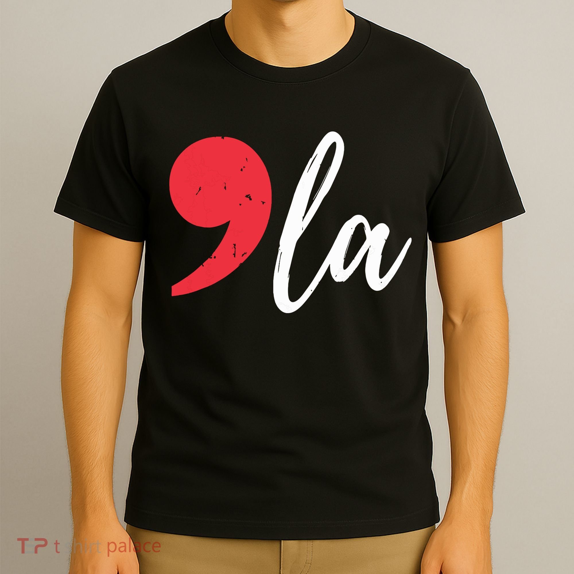 Kamala Harris 2024 President Comma La Funny T-Shirt