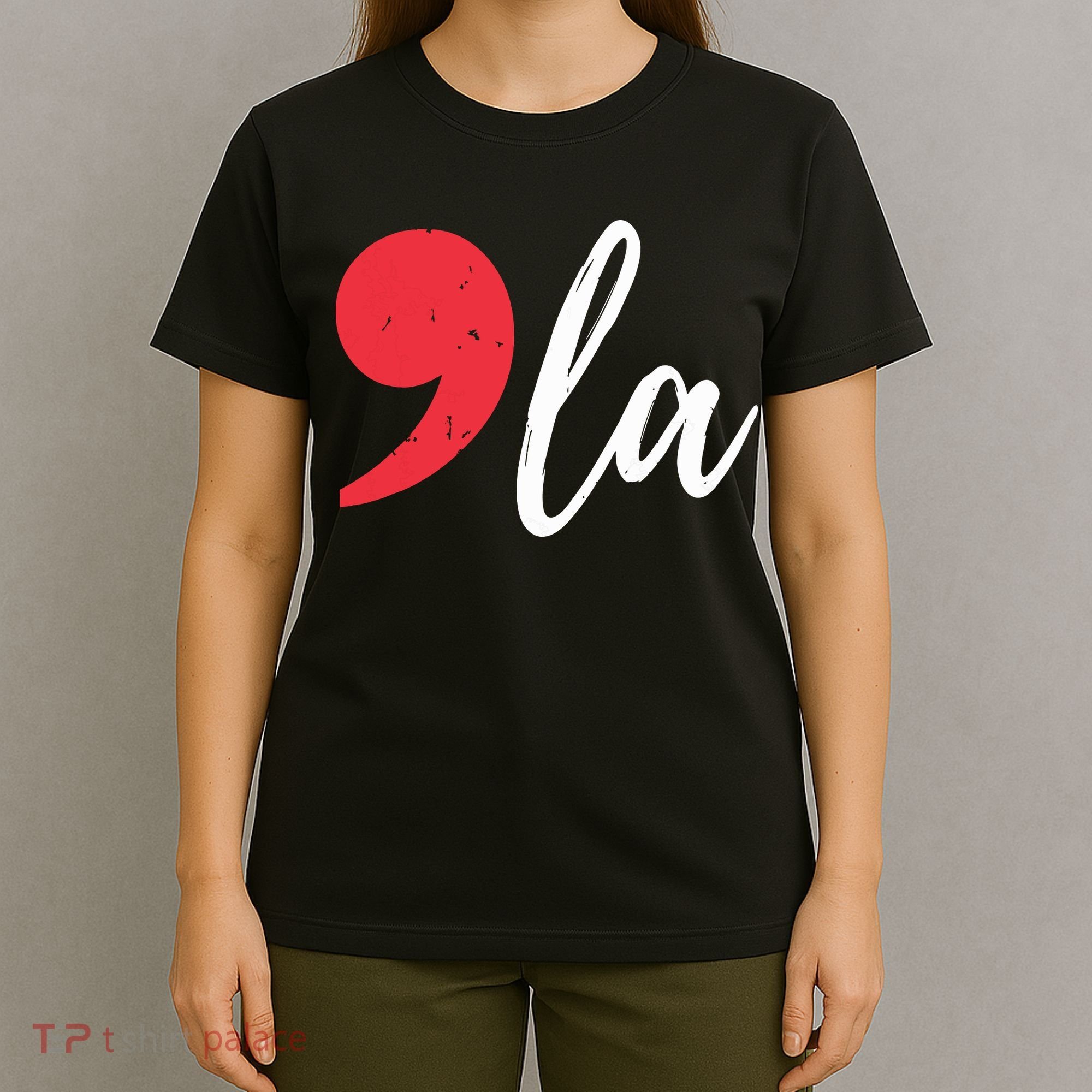 Kamala Harris 2024 President Comma La Funny T-Shirt