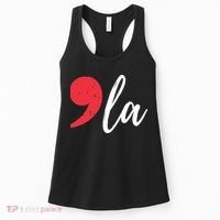 Kamala Harris 2024 President Comma La Funny Women's Tank Top thumb 0