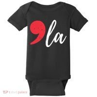 Kamala Harris 2024 President Comma La Funny Baby Bodysuit thumb 0