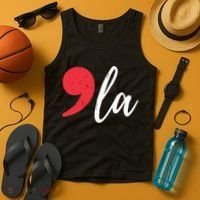 Kamala Harris 2024 President Comma La Funny Tank Top thumb 4