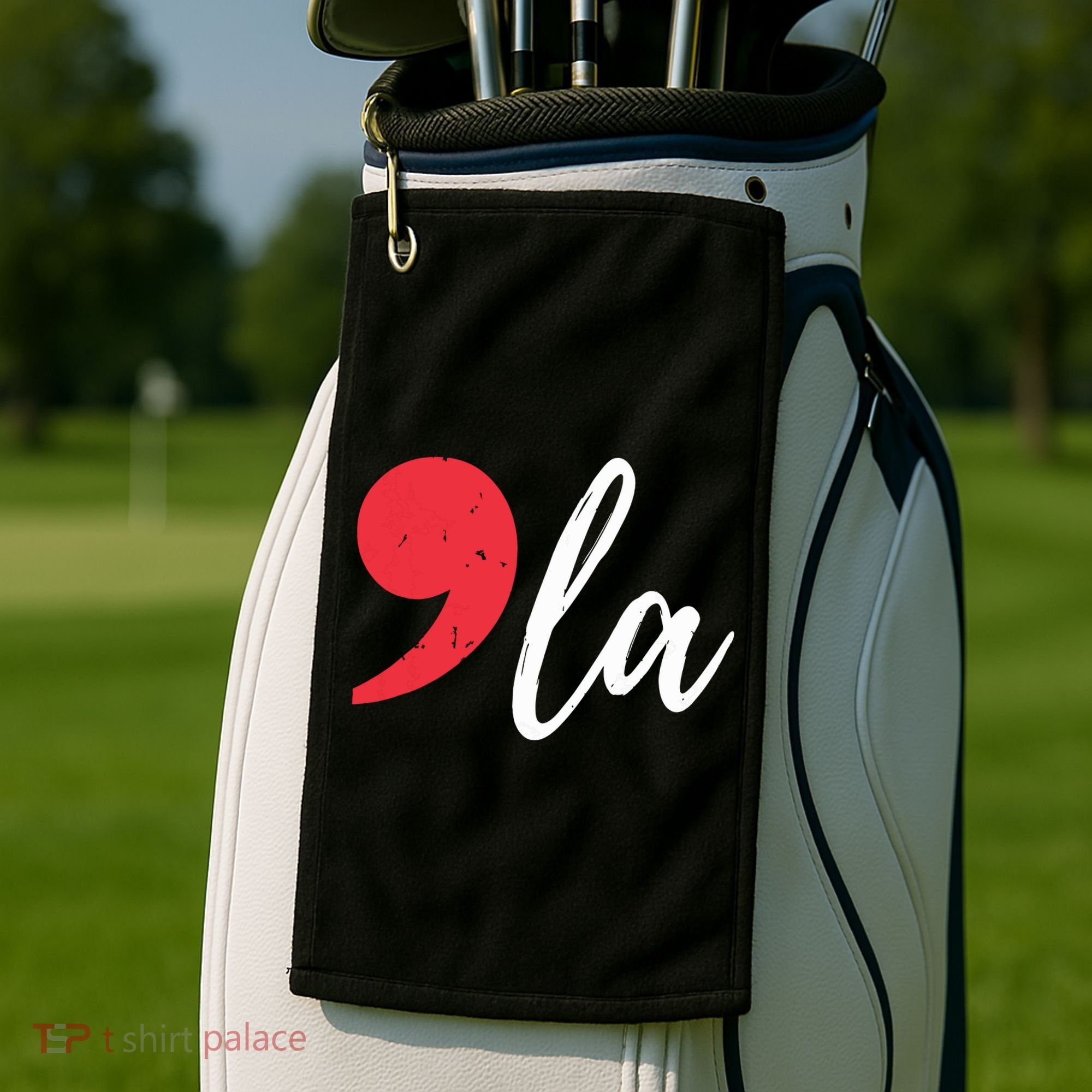 Kamala Harris 2024 President Comma La Funny Golf Towel