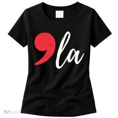 Kamala Harris 2024 President Comma La Funny Women's T-Shirt
