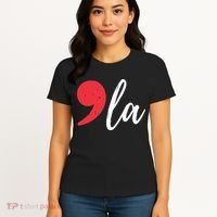 Kamala Harris 2024 President Comma La Funny Women's T-Shirt thumb 4