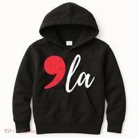 Kamala Harris 2024 President Comma La Funny Kids Hoodie thumb 0