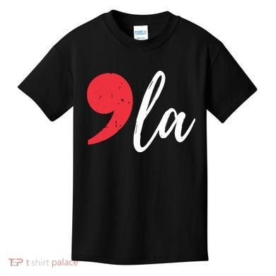Kamala Harris 2024 President Comma La Funny Kids T-Shirt