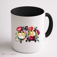 Kamala Harris 2024 Cute Beautiful Floral Flowers Coffee Mug thumb 1