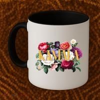 Kamala Harris 2024 Cute Beautiful Floral Flowers Coffee Mug thumb 2