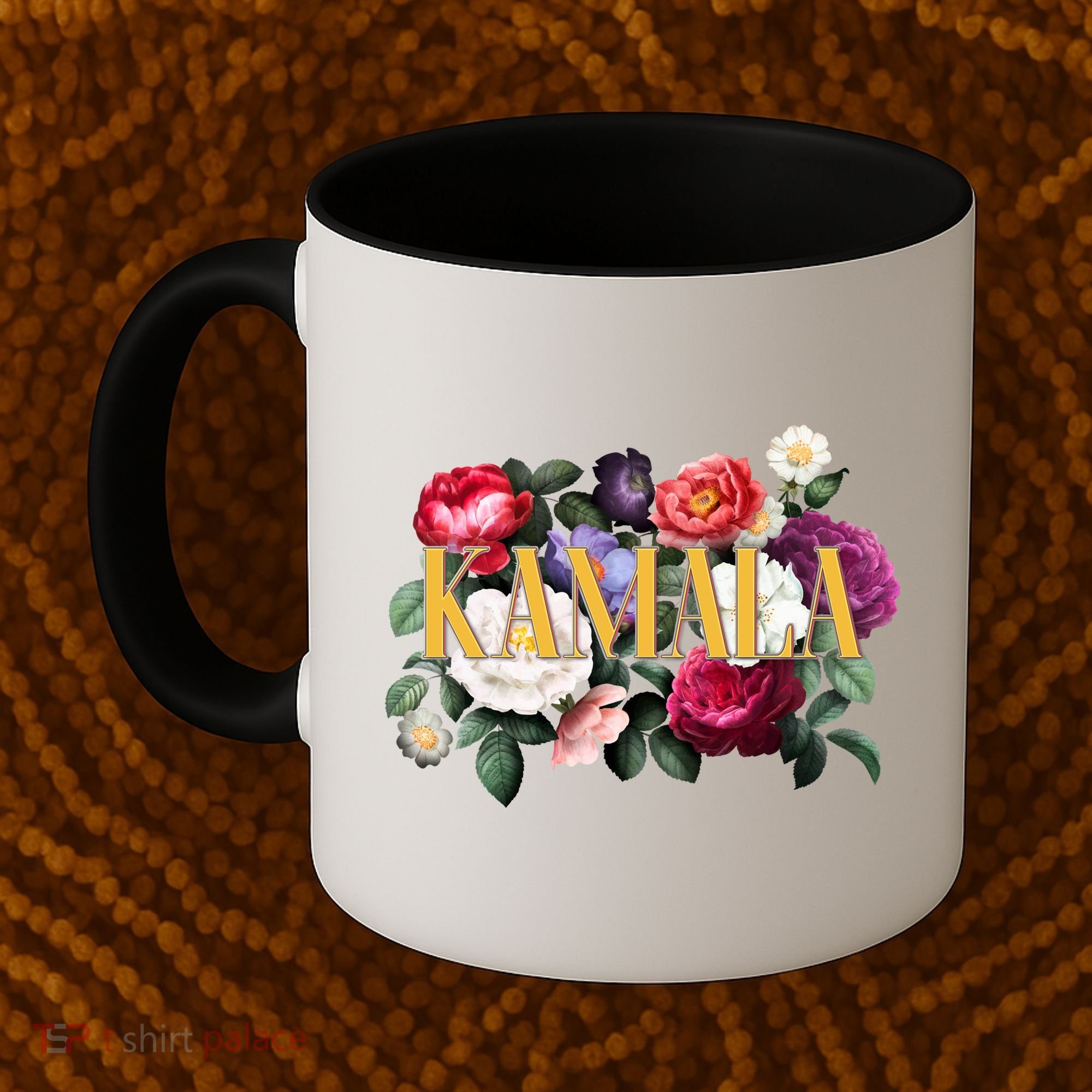 Kamala Harris 2024 Cute Beautiful Floral Flowers Coffee Mug