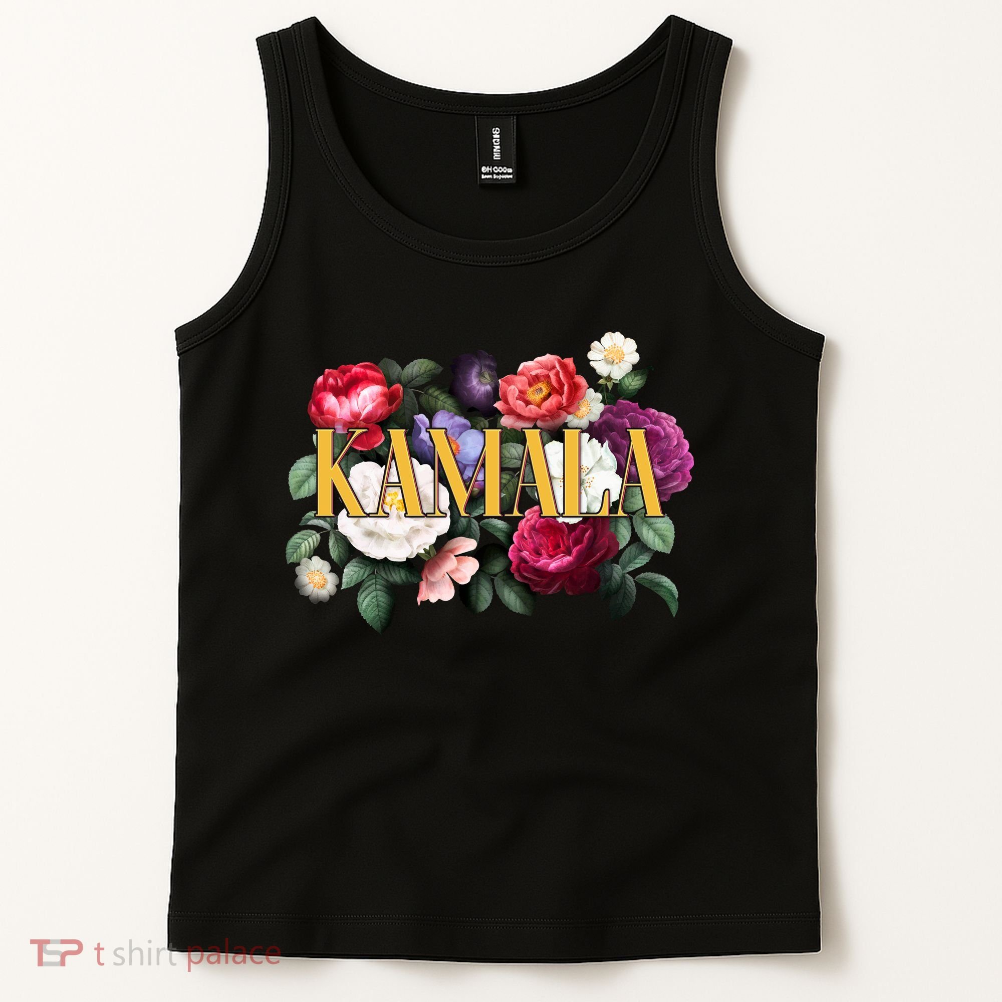 Kamala Harris 2024 Cute Beautiful Floral Flowers Tank Top