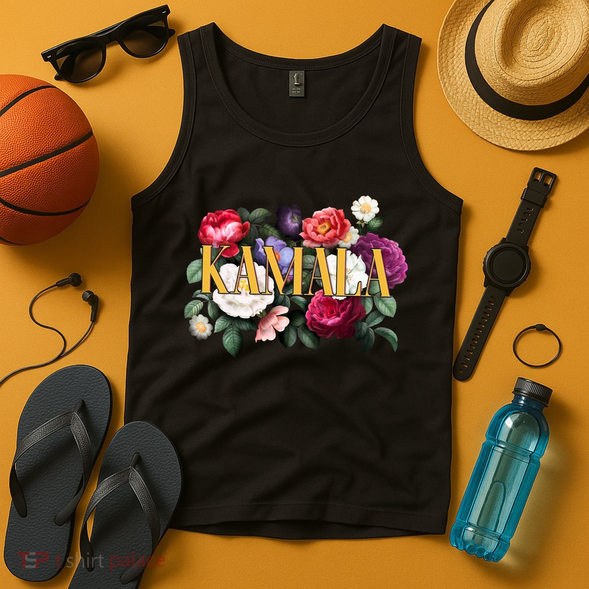 Kamala Harris 2024 Cute Beautiful Floral Flowers Tank Top