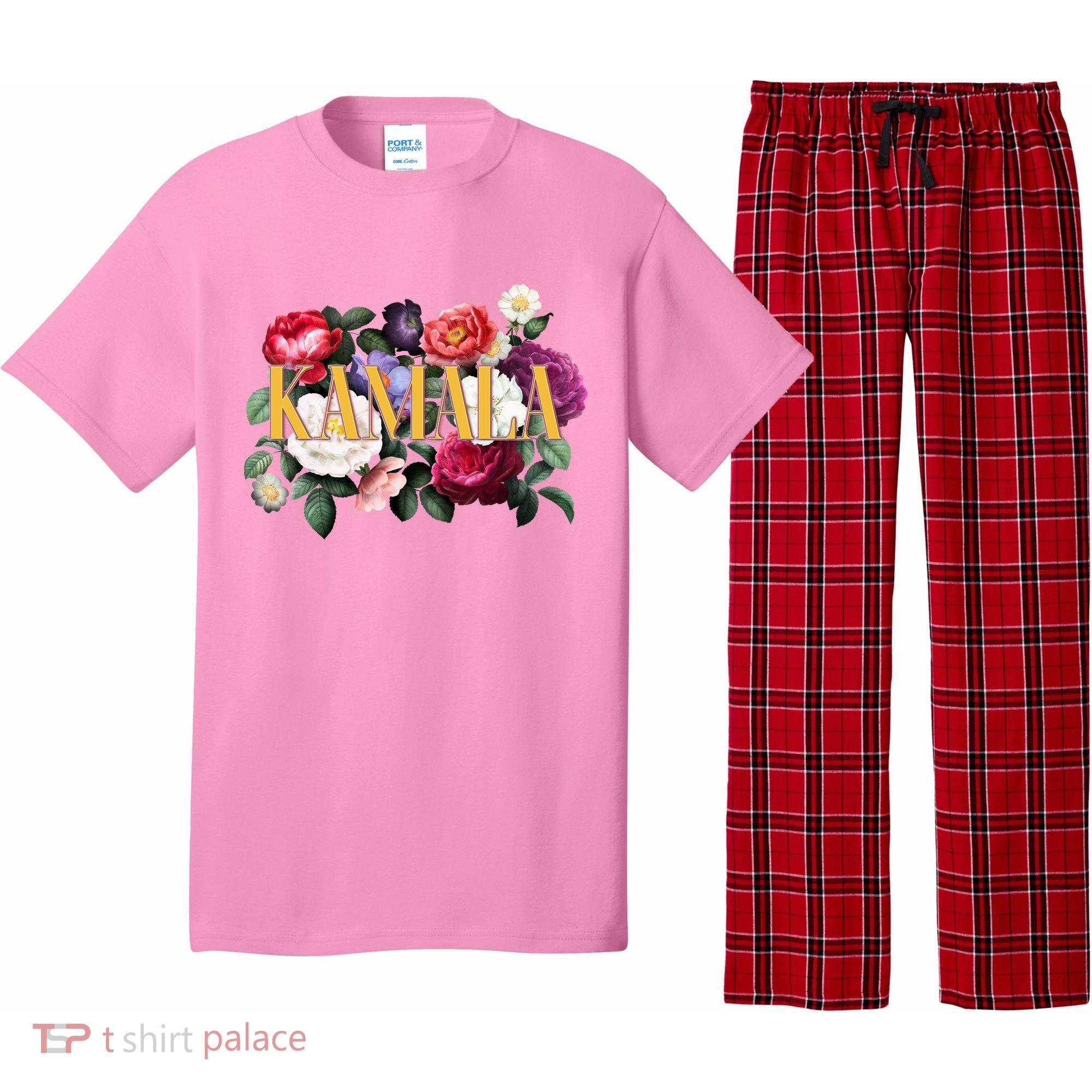 Kamala Harris 2024 Cute Beautiful Floral Flowers Pajama Set