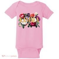 Kamala Harris 2024 Cute Beautiful Floral Flowers Baby Bodysuit thumb 0
