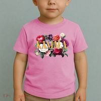Kamala Harris 2024 Cute Beautiful Floral Flowers Toddler T-Shirt thumb 2
