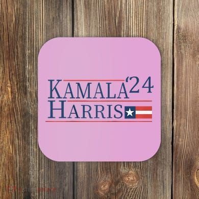 Kamala Harris 2024 Raglan Coaster
