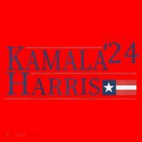 Kamala Harris 2024 Raglan Santa Hat thumb 1
