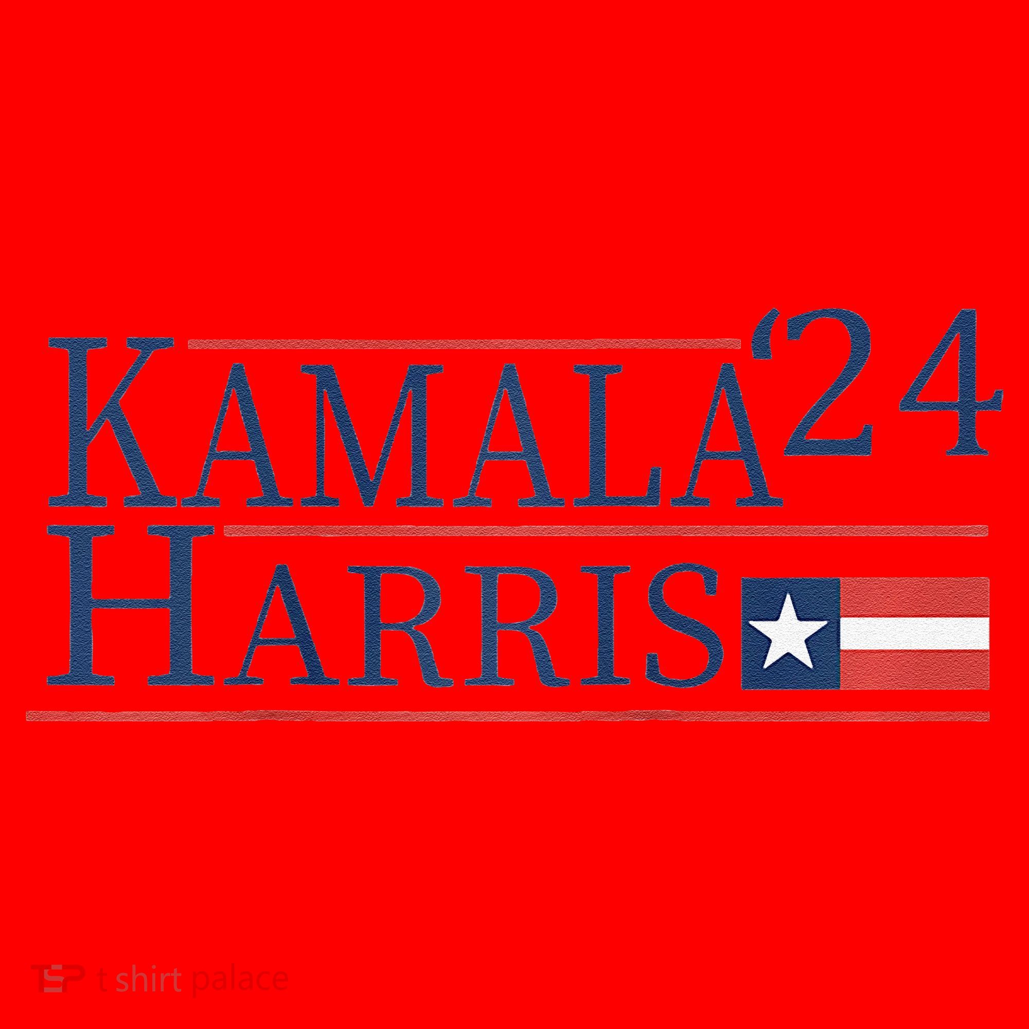 Kamala Harris 2024 Raglan Santa Hat