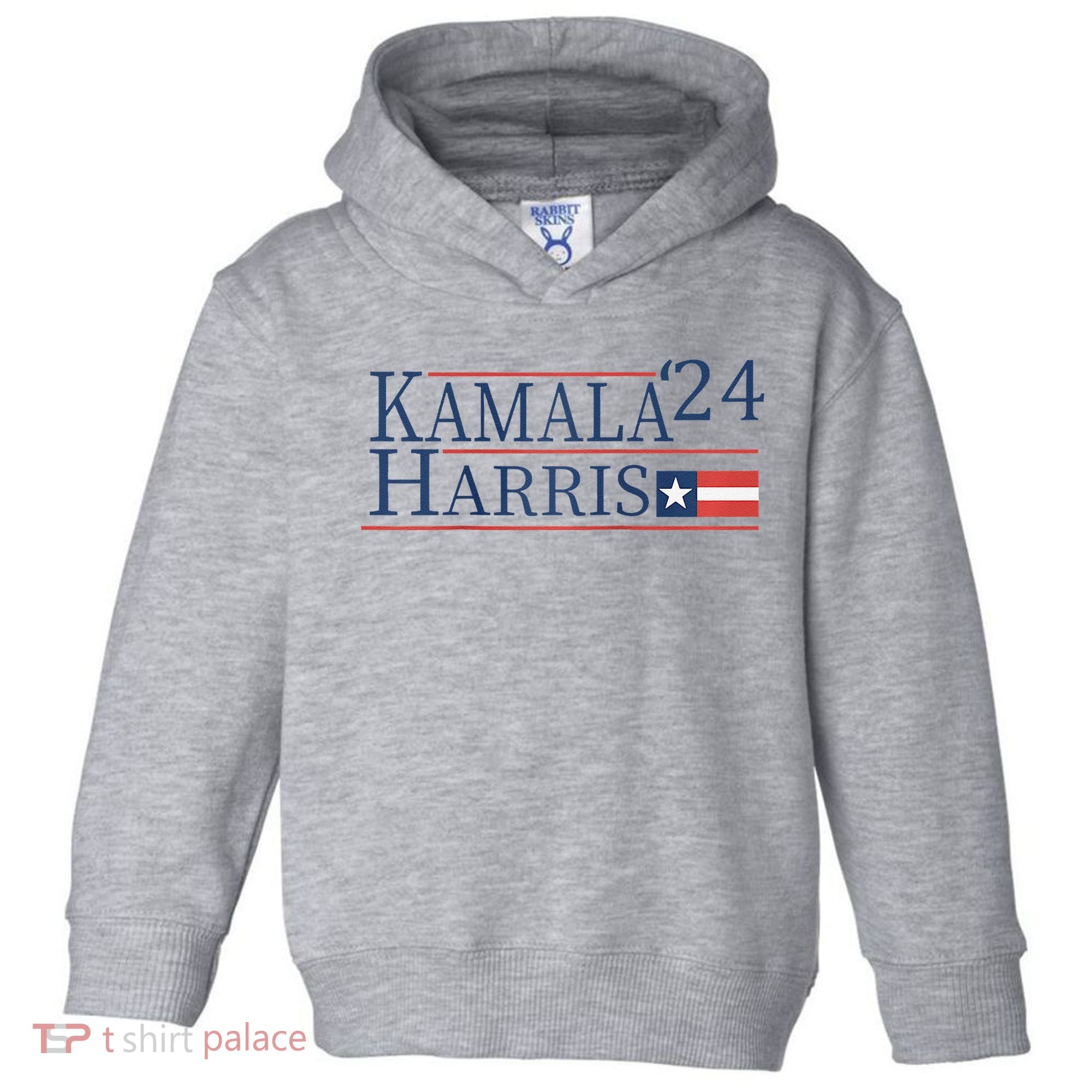 Kamala Harris 2024 Raglan Toddler Hoodie