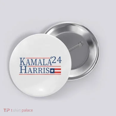 Kamala Harris 2024 Raglan Button