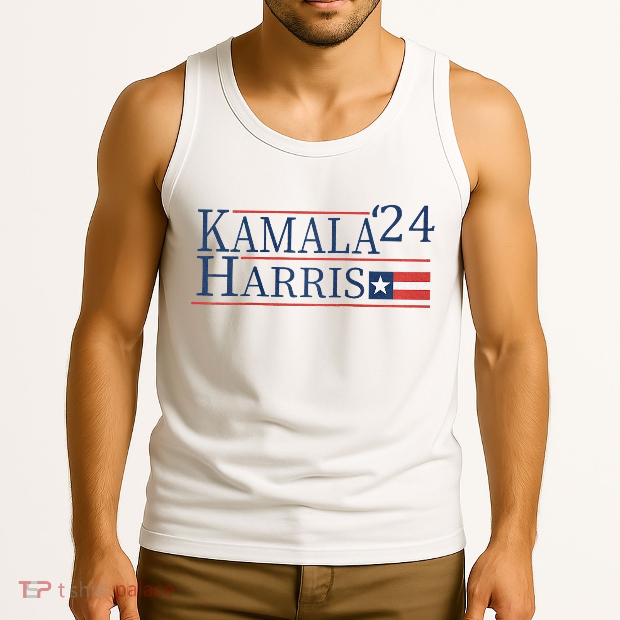 Kamala Harris 2024 Raglan Tank Top