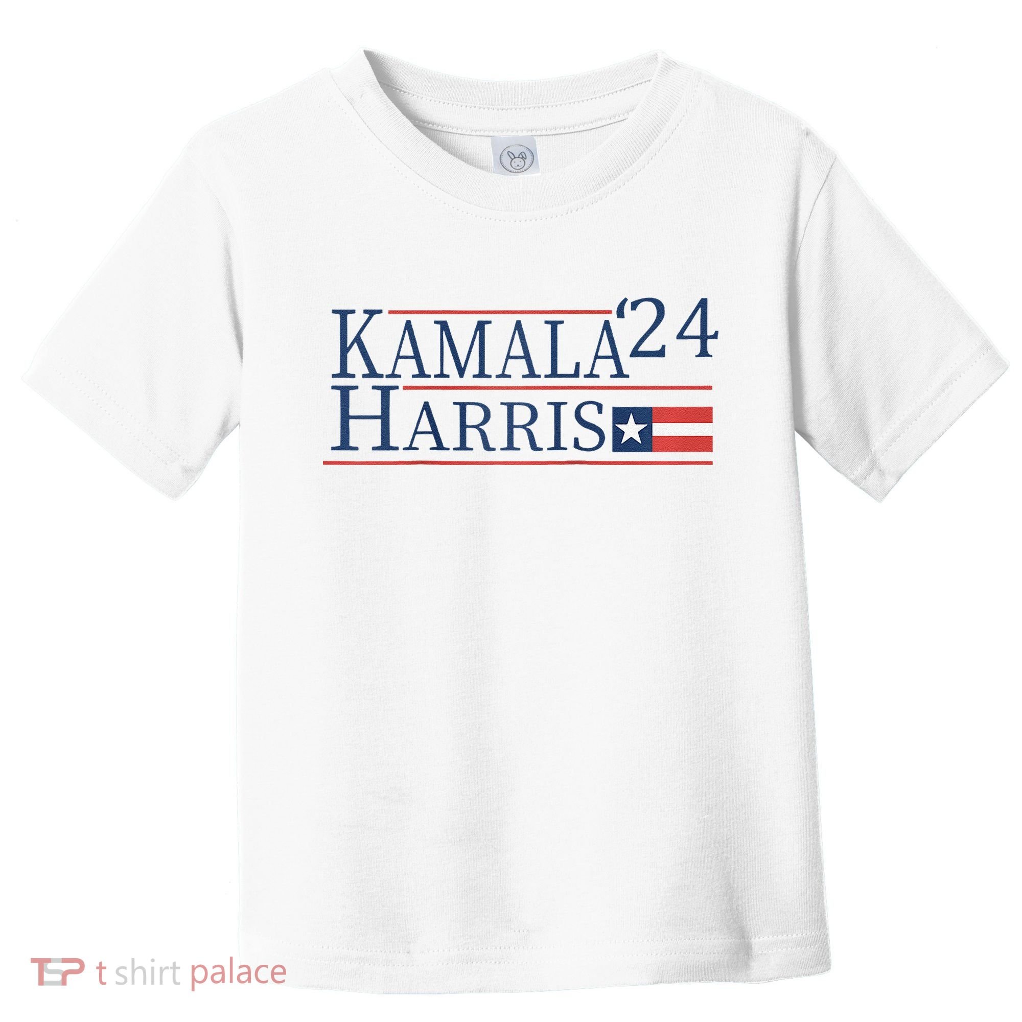 Kamala Harris 2024 Raglan Toddler T-Shirt