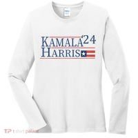 Kamala Harris 2024 Raglan Women's Long Sleeve Shirt thumb 0