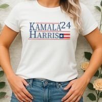 Kamala Harris 2024 Raglan Women's T-Shirt thumb 2