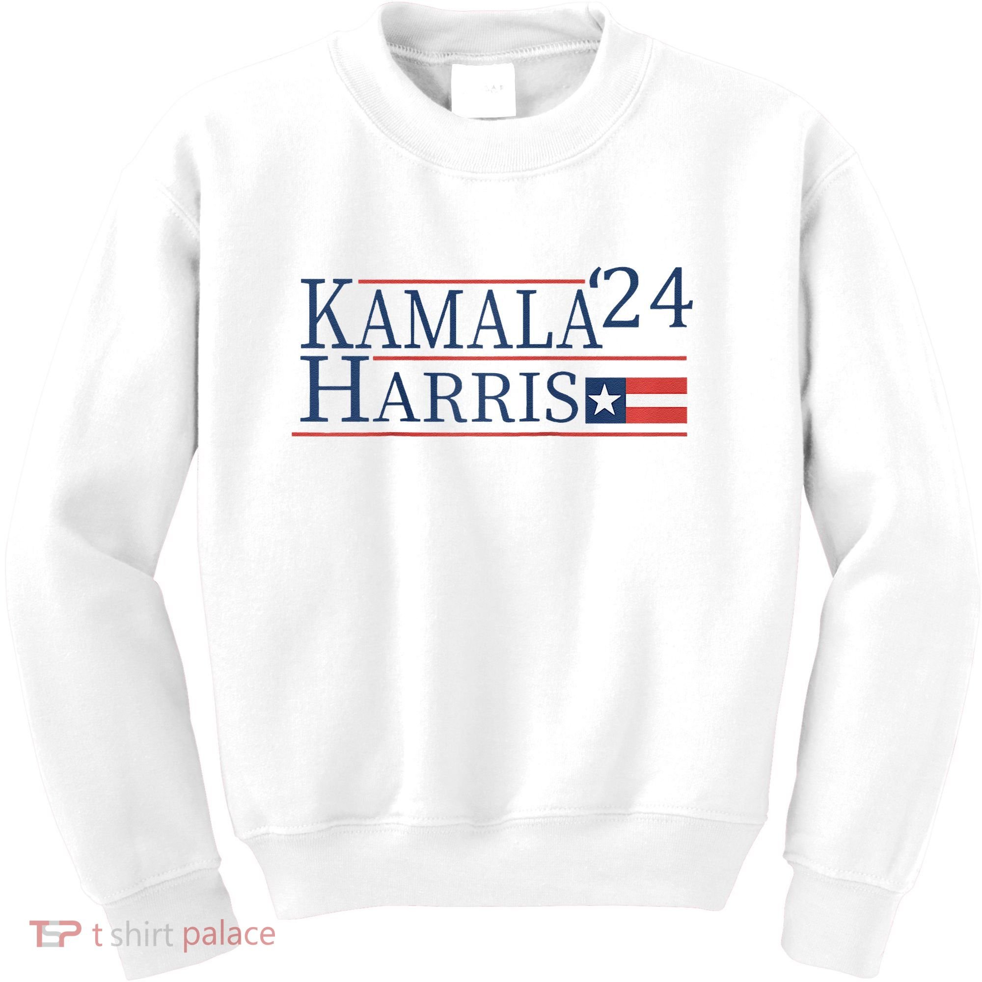 Kamala Harris 2024 Raglan Kids Sweatshirt