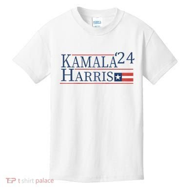 Kamala Harris 2024 Raglan Kids T-Shirt