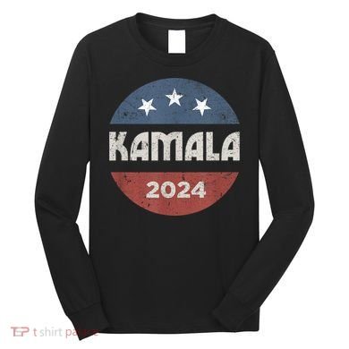 Kamala Harris 2024 For President Campaign Long Sleeve Shirt