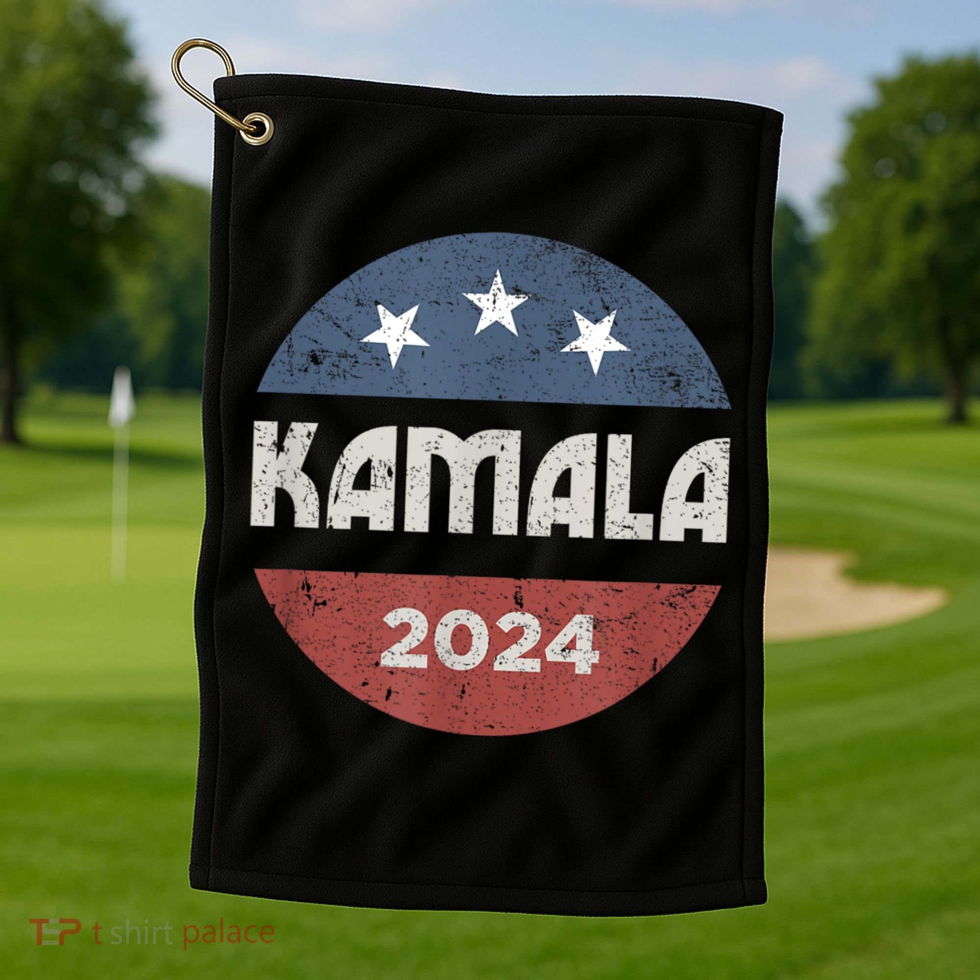 Kamala Harris 2024 For President Campaign Golf Towel