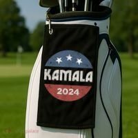 Kamala Harris 2024 For President Campaign Golf Towel thumb 2