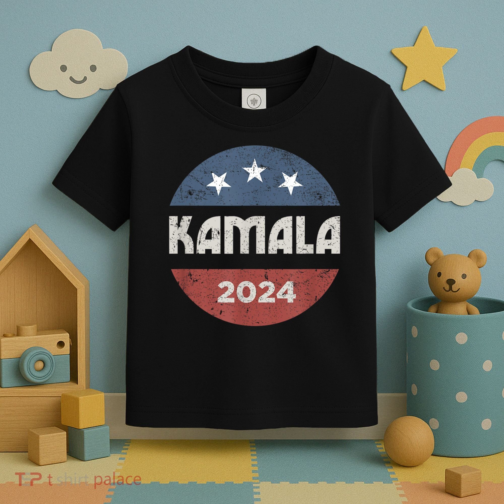 Kamala Harris 2024 For President Campaign Toddler T-Shirt