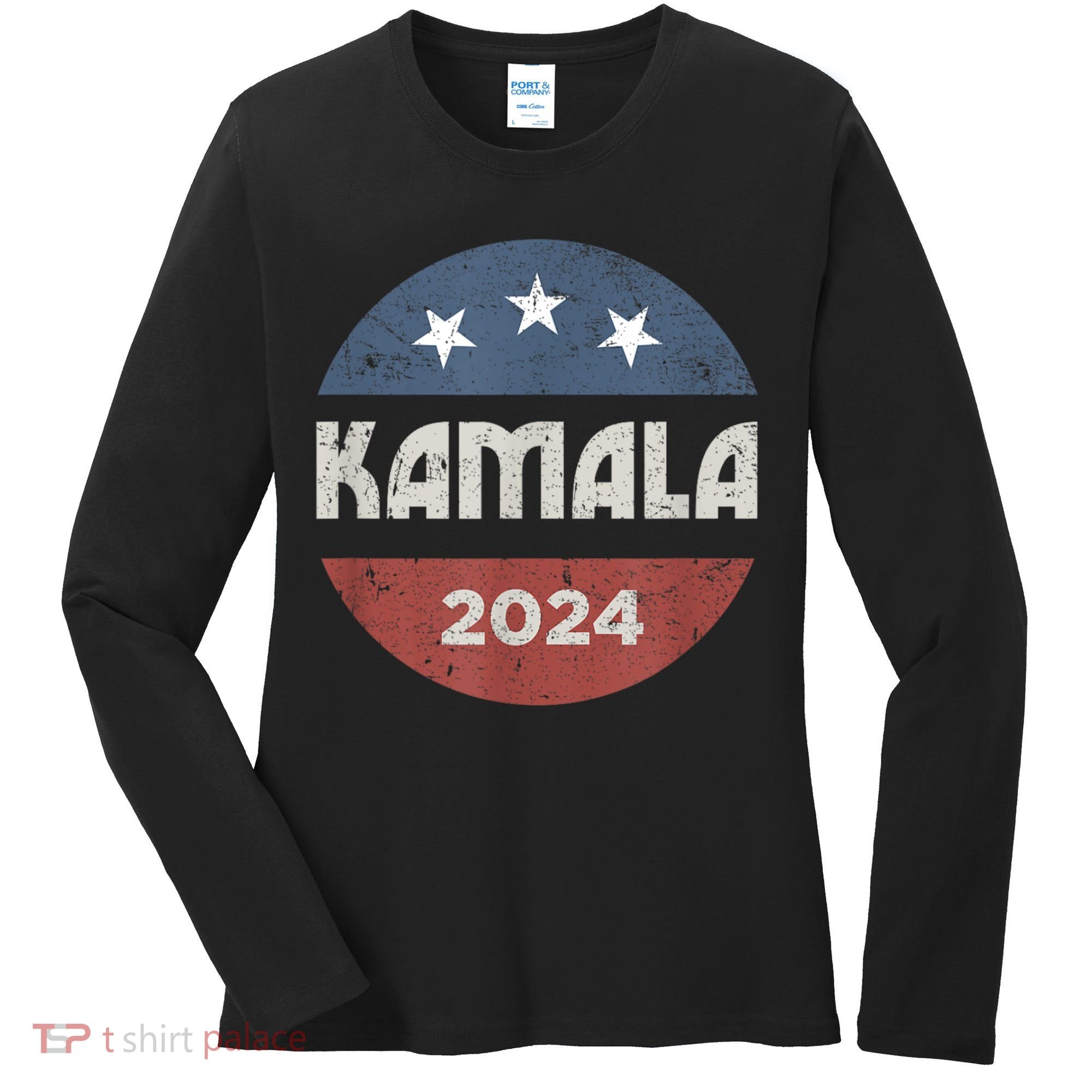 Kamala Harris 2024 For President Campaign Women's Long Sleeve Shirt