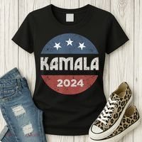Kamala Harris 2024 For President Campaign Women's T-Shirt thumb 3