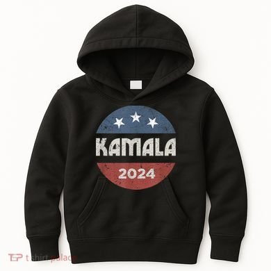 Kamala Harris 2024 For President Campaign Kids Hoodie