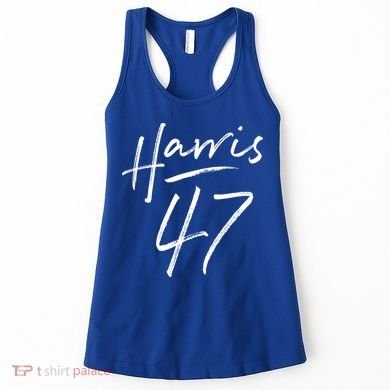 Kamala Harris 47 Feminine Script Women's Tank Top
