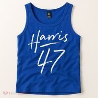 Kamala Harris 47 Feminine Script Tank Top thumb 2