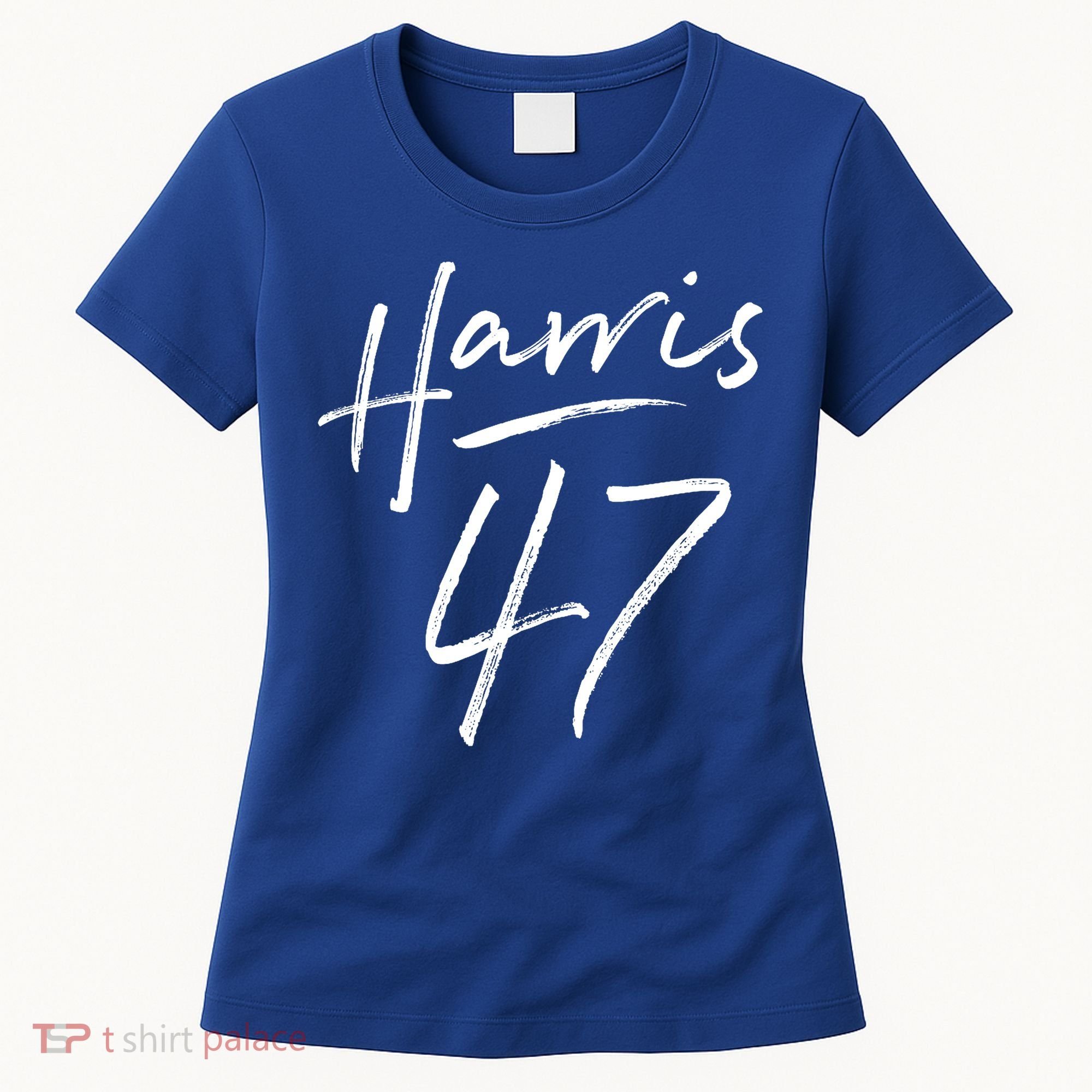 Kamala Harris 47 Feminine Script Women's T-Shirt