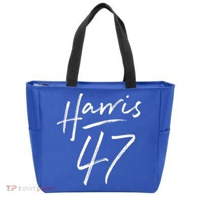 Kamala Harris 47 Feminine Script Tote Bag