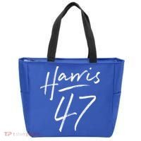 Kamala Harris 47 Feminine Script Tote Bag thumb 0
