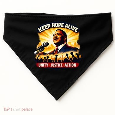 Keep Hope Alive Jesse Jackson USA-Made Doggie Bandana