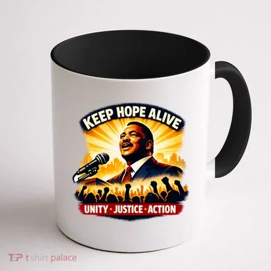 Keep Hope Alive Jesse Jackson Coffee Mug back